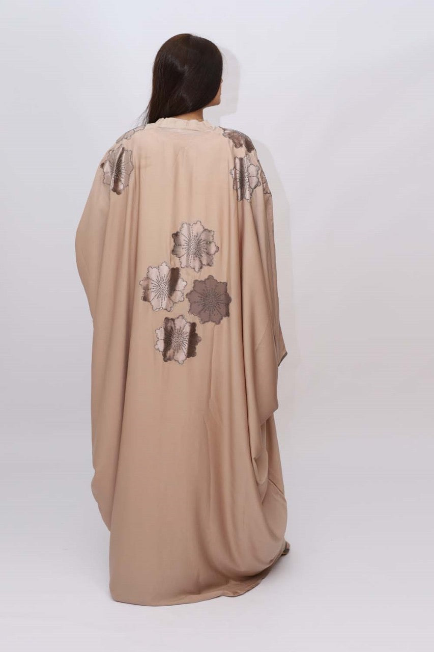 Valvet Apelic silk Abaya