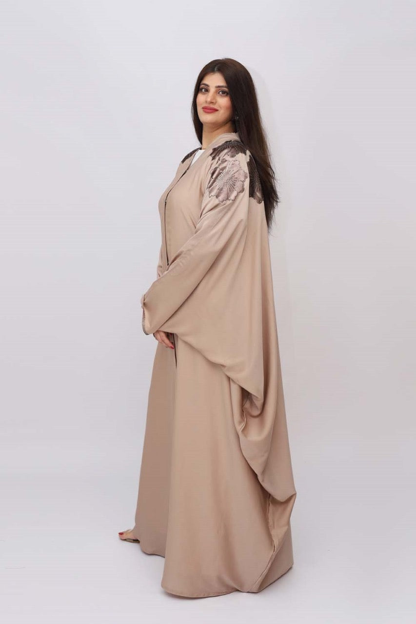 Valvet Apelic silk Abaya