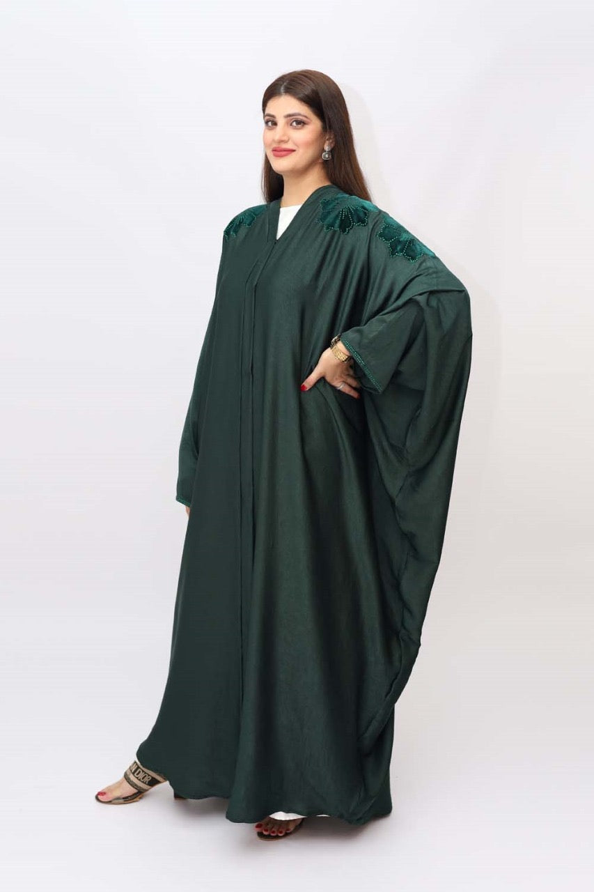 Valvet Apelic silk Abaya