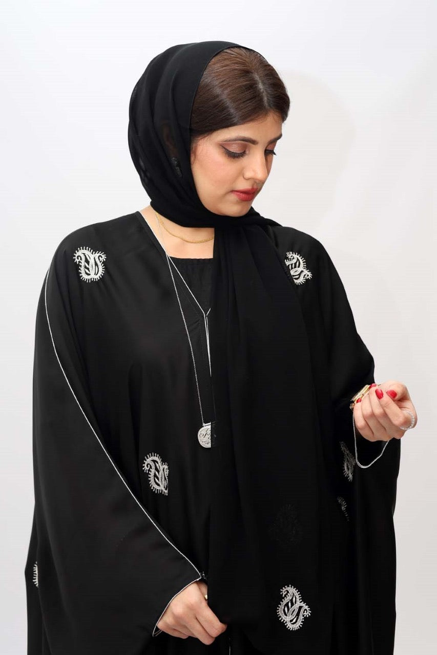 Embroidery carry Kaftan abaya