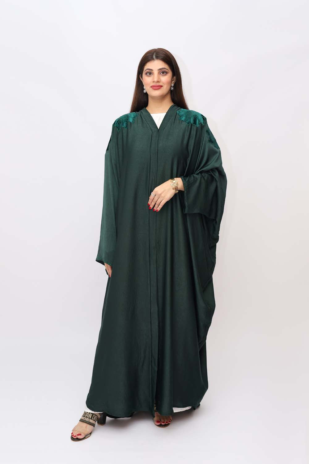 Valvet Apelic silk Abaya